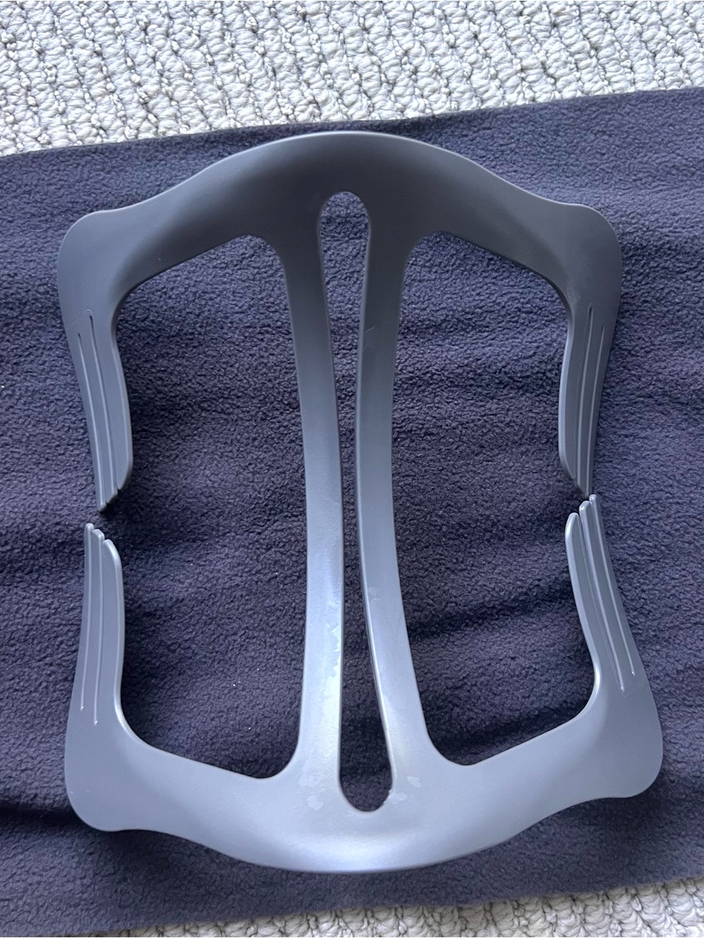 Trtl Travel Pillow Grey Neck Support Soft Lightweight Ergonomic Travel Ready - Picture 5 of 7